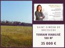 Vente Terrain Bressieux Saint Simon de Bressieux 181 m2