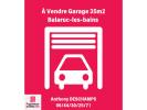 Vente Parking Balaruc-les-bains  35 m2