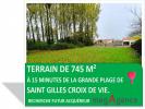 Vente Terrain Commequiers  745 m2