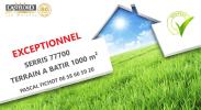 Vente Terrain Serris  1000 m2