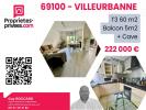 Vente Appartement Villeurbanne 3 pieces 60 m2