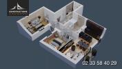 Vente Appartement Granville 3 pieces 59 m2
