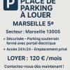 Location Parking Marseille-5eme-arrondissement  13 m2