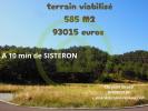 Vente Terrain Aubignosc 585 m2