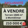 Vente Terrain Montelimar  1585 m2