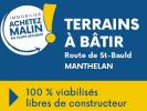 Vente Terrain Manthelan  627 m2