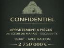 Vente Appartement Paris-4eme-arrondissement 6 pieces 156 m2