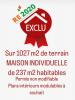 Vente Terrain Boisemont  1087 m2