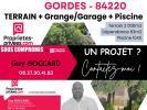 Vente Terrain Gordes  3 pieces 2000 m2
