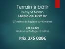 Vente Terrain Bussy-saint-georges  1099 m2