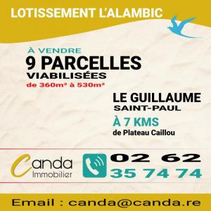 Vente Terrain GUILLAUME 97423