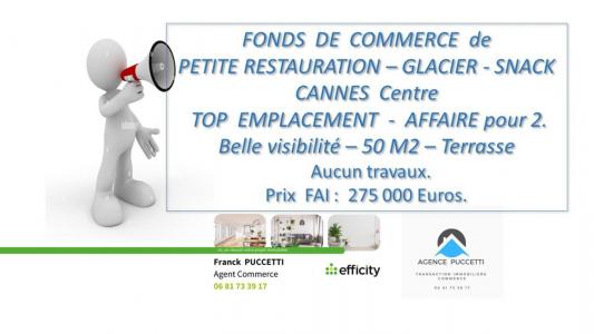 Vente Commerce CANNES 06400