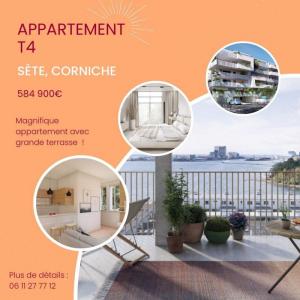 Vente Appartement 4 pices SETE 34200