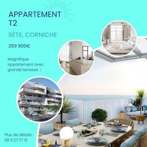 Vente Appartement 2 pices SETE 34200