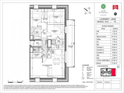 Vente Appartement 4 pices LONGUENESSE 62219