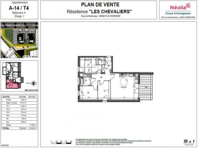 Vente Appartement 4 pices PULVERSHEIM 68840