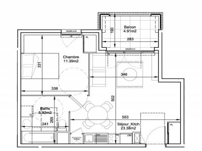 Location Appartement 2 pices NEUVILLE-SUR-SAONE 69250