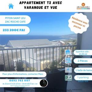 Vente Appartement 2 pices ON-SAINT-LEU 97436