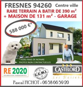 Vente Maison 6 pices FRESNES 94260