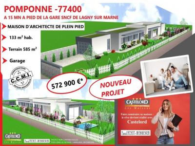 Vente Maison 3 pices LAGNY-SUR-MARNE 77400