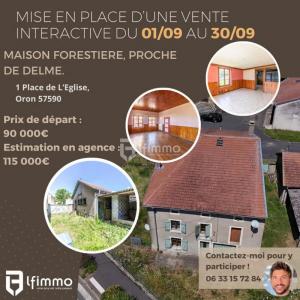 Vente Maison 5 pices ORON 57590