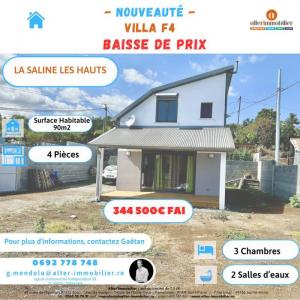 Vente Maison 4 pices SALINE 97422