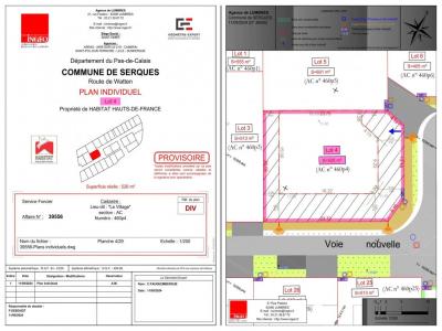 Vente Terrain SERQUES 62910