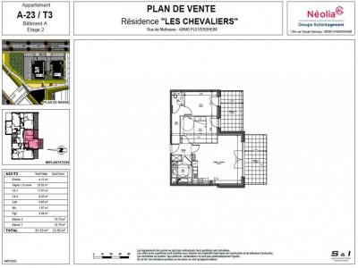 Vente Appartement 3 pices PULVERSHEIM 68840