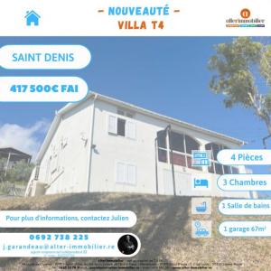 Vente Maison 4 pices SAINT-DENIS 97400