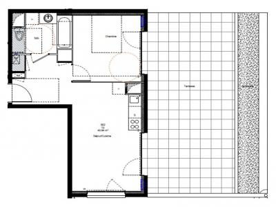 Location Appartement 2 pices CHAMBERY 73000