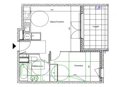 Location Appartement 2 pices ARBRESLE 69210