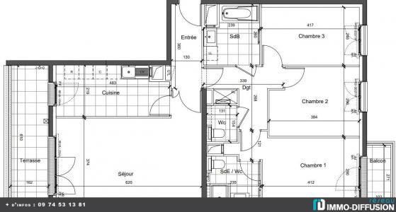 Vente Appartement 4 pices SAINT-OUEN 93400