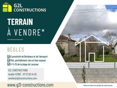 Vente Terrain BEGLES 33130