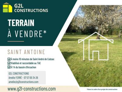 Vente Terrain SAINT-ANTOINE 33240