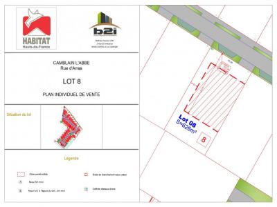 Vente Terrain CAMBLAIN-L'ABBE 62690