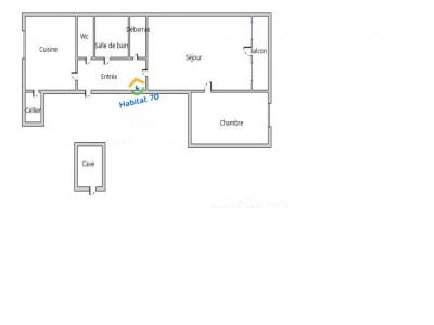 Location Appartement 2 pices LURE 70200