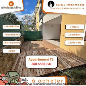 Vente Appartement 3 pices POSSESSION 97419