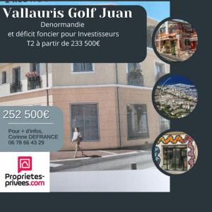 Vente Appartement 2 pices VALLAURIS 06220