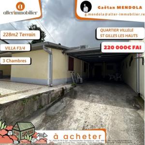 Vente Maison 4 pices SAINT-PAUL 97460