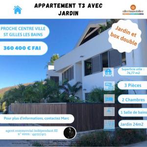 Vente Appartement 3 pices SAINT-GILLES-LES-BAINS 97434