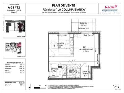 Vente Appartement 2 pices PFASTATT 68120