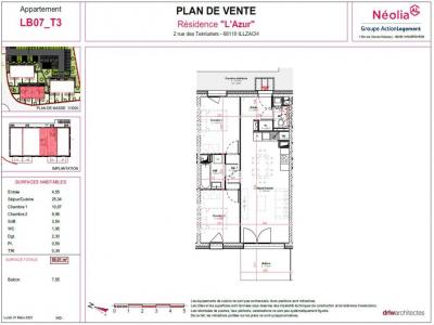 Vente Appartement 3 pices ILLZACH 68110