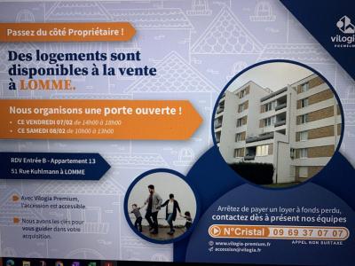 Vente Appartement 2 pices LOMME 59160