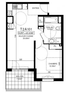 Location Appartement 2 pices CLERMONT-FERRAND 63000