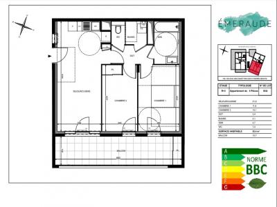 Vente Appartement 3 pices PIERRE-BENITE 69310