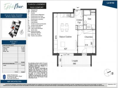 Location Appartement 2 pices SABLES-D'OLONNE 85100