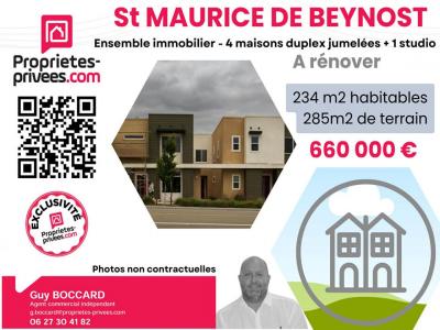 Vente Immeuble SAINT-MAURICE-DE-BEYNOST 01700