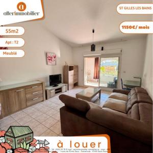 Location Appartement 2 pices SAINT-GILLES-LES-BAINS 97434