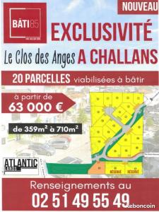 Vente Terrain CHALLANS 85300