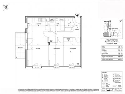 Location Appartement 3 pices LOUVIERS 27400